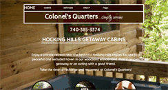 Desktop Screenshot of hockinghillsgetaways.com